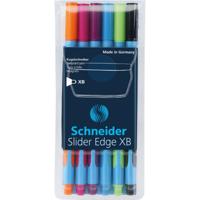 Balpen Schneider Slider Edge extra breed assorti etui à 6 stuks - thumbnail