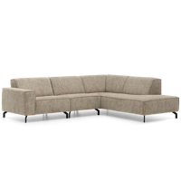 Hoekbank Livorno Lichtbruin Stof - thumbnail