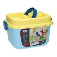 Blokjes Bouwset Dino in Opbergbox - 84dlg. - thumbnail