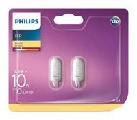 Philips LED Steeklampjes met G4 fitting - 0.9W (10W) - 12V - Warm wit licht - 2 stuks - thumbnail