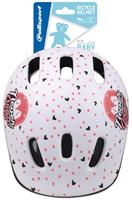 Polisport kinderhelm hoggy. maat: xxs (44/48 cm), kleur: wit/roze mat - thumbnail