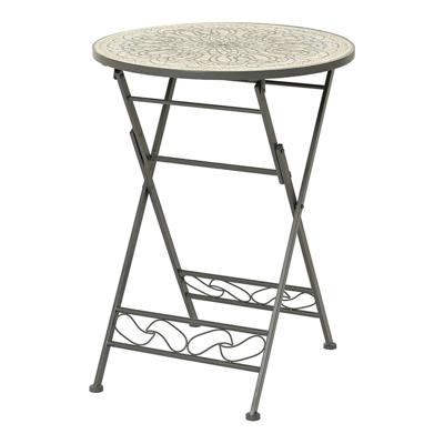 Tafel Bistro 899263 Zwart Ijzer Ø 60 x 76 cm