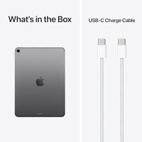 Apple iPad Air 11‑inch (M4): Liquid Retina-display, 256 GB, 12‑MP camera aan de voor- en achterkant, wifi 7 met Apple N1 + 5G mobiel internet, Touch ID – Spacegrijs - thumbnail