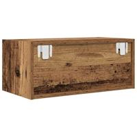TV-meubel 60x31x25,5 cm bewerkt hout oud houtkleurig - thumbnail