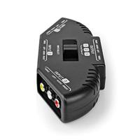 Nedis Composiet Video-Switch | 3 poorten | Zwart | 1 stuks - VSWI2403BK VSWI2403BK - thumbnail