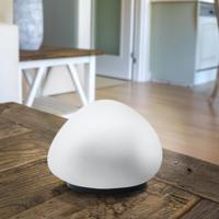Decoratieve kiezellamp op zonne-energie - LUMISKY - SOLENZARA - Ø16 cm - witte LED - thumbnail
