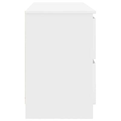 Tv-meubel 100x35x54 cm bewerkt hout wit