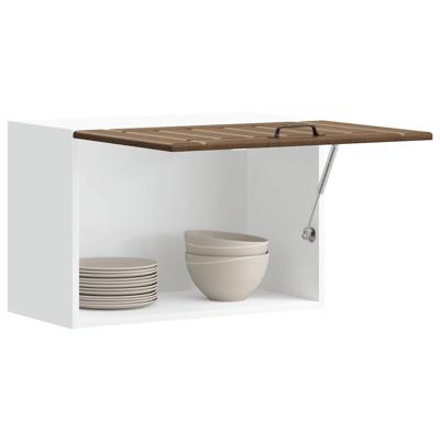 Keukenwandkast Lucca bewerkt hout bruin eikenkleur Keukenwandkast Lucca bewerkt hout bruin eikenkleur