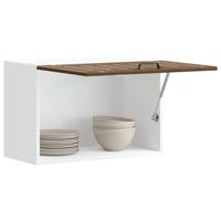 Keukenwandkast Lucca bewerkt hout bruin eikenkleur - thumbnail