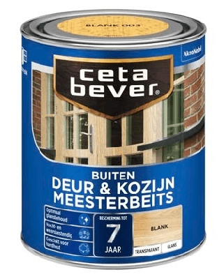 Cetabever Meesterbeits Deur en Kozijn Transparant Zijdeglans - Mahonie - 0,75 liter