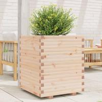Plantenbak 60x60x72 cm massief grenenhout - thumbnail