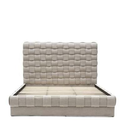 Rivièra Maison Bed 'Room 48' 180 x 200cm, Mouliné Linen, kleur Fabulous Flax