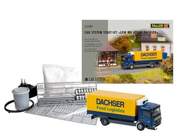 Faller 161489 Start-Set LKW MB Atego Dachser Car system H0 Voertuig