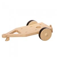 Nic aanhanger zonder voertuig 24 cm blank hout - thumbnail