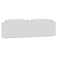 Hoofdbordkussen 180 cm kunstleer wit - thumbnail