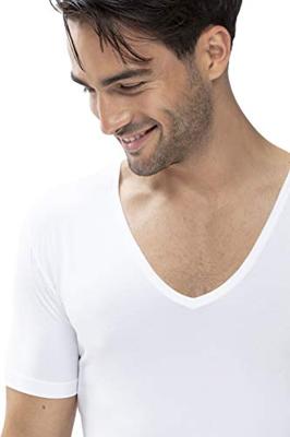 Heren Ondershirt - Dry Cotton - Business slim fit - T-shirt voor onder overhemd - Schijnt niet door - Diepe V-hals