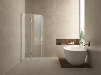 Pento cabine met 1 draaideur 1000 x 1000 x 2000 x 8 mm nano helder glas/chroom - thumbnail