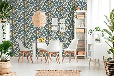 Architects Paper Floral Impression - Blauw - Bloemrijk - 377551