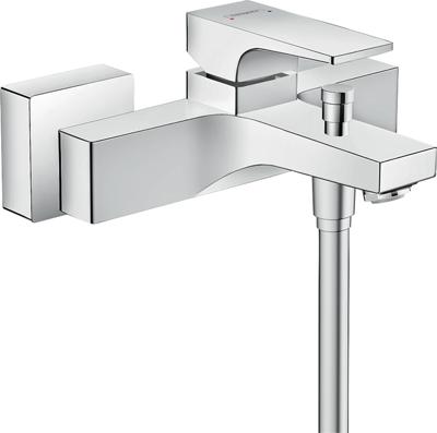 Hansgrohe Metropol ééngreeps badmengkraan opbouw, chroom Hansgrohe Metropol ééngreeps badmengkraan opbouw, chroom