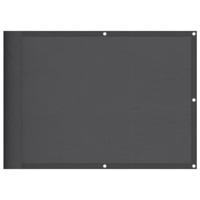 VidaXL Balkonscherm 75x800 cm 100% oxford polyester antracietkleurig - thumbnail