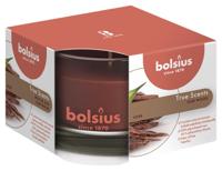 Bolsius geurkaars in glas oud wood 63x90 true scents - thumbnail