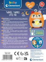 Clementoni baby twinkle winkle kleine vos knuffel nachtlamp - thumbnail
