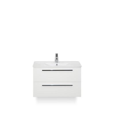 Seville Badmeubelset 80 cm - Wit Hoogglans - Keramische Wastafel Wit Enjoy