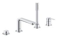 Grohe Badrandcombinatie Met Baduitloop Lineare New 4-gats Afbouwdeel Chroom - thumbnail