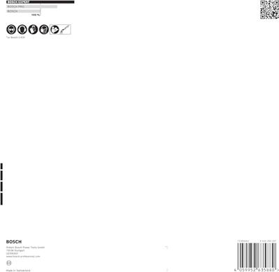 Bosch Accessories 2608901638 Schuurnet voor wand- en plafondschuurmachine Korrelgrootte (num) 180 (Ø) 225 mm 5 stuk(s)