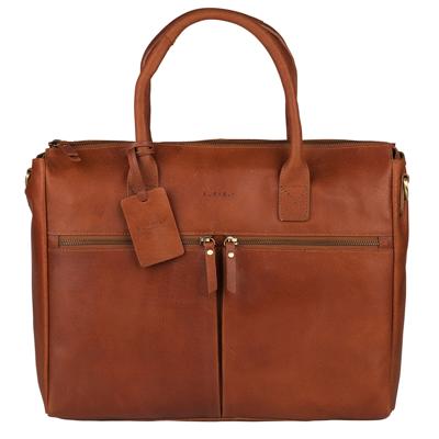 Burkely Vintage Valerie Laptop Bag 15.6"-Cognac