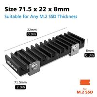 Akasa Gecko Pro M.2 SSD Heatsink - thumbnail