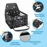 Nobleza Hondenmand auto - zwart - thumbnail