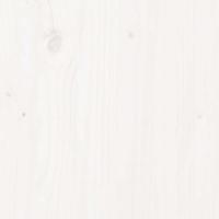 Kerstdecoratie kerstboom 100 cm massief grenenhout wit - thumbnail