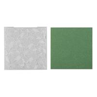 Nellie's Choice • 3d embossing folder achtergrond kerstster 15x15cm - thumbnail