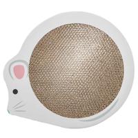 Trixie junior krabmat muis met catnip wit - thumbnail