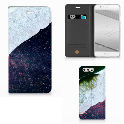 Huawei P10 Plus Stand Case Sea in Space Huawei P10 Plus Stand Case Sea in Space