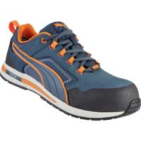 Puma Veiligheidsschoen | maat 43 blauw/oranje | S3 HRO SRC EN ISO 20345 | leer | 1 stuk - 64.310.0-43 64.310.0-43 - thumbnail