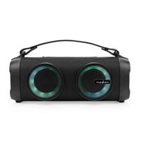 Bluetooth® Party Boombox | 5 uur | 2.0 | 24 W | Media afspeelmogelijkheden: AUX / USB | Koppelbaar | Handgreep | Feestverlichting | Zwart - thumbnail