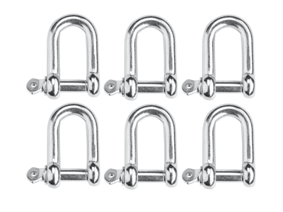 PARKSIDE RVS karabijn- of beugelhaken (6 D-haken)