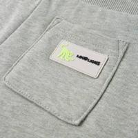 Kindershorts met trekkoord 92 gemleerd lichtkakikleurig - thumbnail