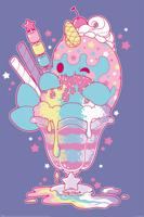 Poster Tasty Peach - Nomwhal 61x91,5cm - thumbnail