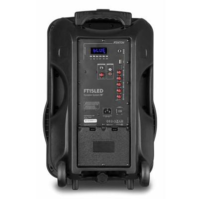 Fenton FT15LED draagbare, actieve 800W PA-speaker
