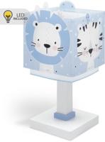Dalber Kinderkamer tafellampBaby Jungle blauw - 63111NT - thumbnail
