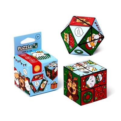 Kerstmis Adoramals Puzzel Kubus Speelgoed