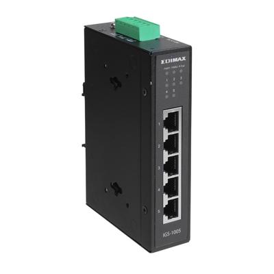 Edimax IGS-1005 - Industriële 5-poorts Gigabit Din-Rail-switch