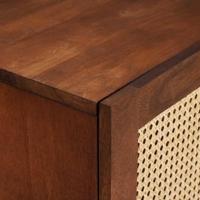 Wastafelkast met plank met opslag Bruin 62 x 33 x 58 cm - thumbnail