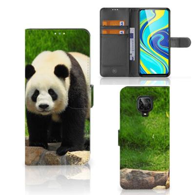 Xiaomi Redmi Note 9 Pro | Note 9S | Telefoonhoesje | Met pasjeshouder | Panda