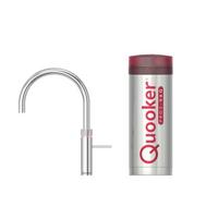 Quooker Fusion round met PRO3 boiler 3-in-1 kokend water kraan Chroom - thumbnail
