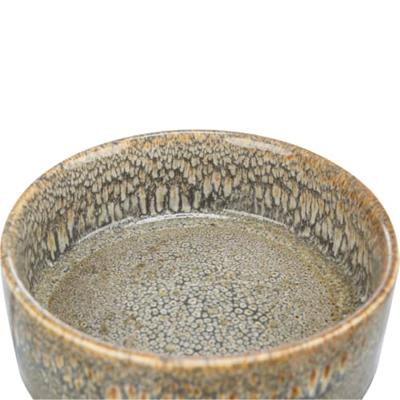 TRIXIE VOERBAK / DRINKBAK KERAMIEK BRUIN 16X16 CM 900 ML