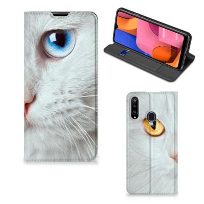 Samsung Galaxy A20s | Hoesje maken | Witte Kat